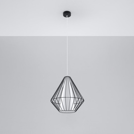 Lampa wisząca DEMI czarna
