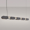 Lampa wisząca CHAIN 158 czarna LED 4000K