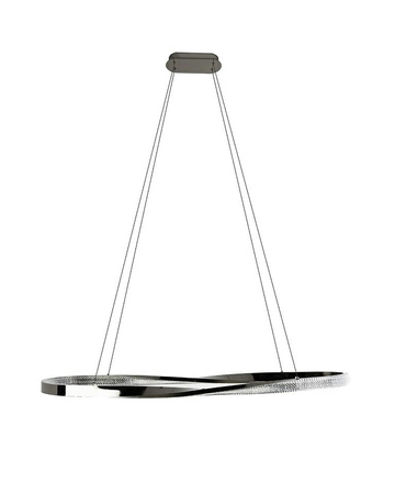 MOOSEE lampa wisząca ANILLO 120 czarny    chrom