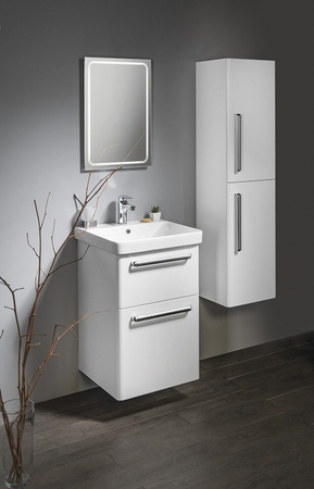 THEIA szafka umywalkowa 46,4x70x44,2cm, 2 szuflady, biała