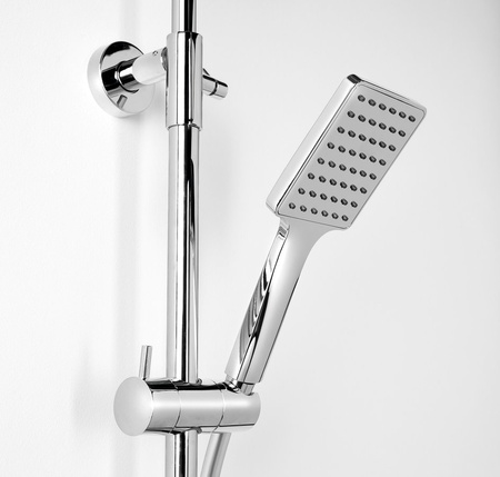 CUBEMIX zestaw prysznicowy z baterią dźwigniową, chrom