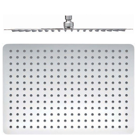 SLIM deszczownia, 400x300mm, stal nierdzewna polerowana