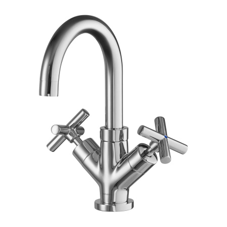 MODERN bateria umywalkowa z korkiem klik-klak, chrom połysk