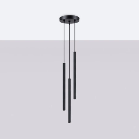 Lampa wisząca ARCHE 3P czarna