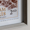 Obraz w ramie „William Morris Stamp Red” – czerwony, 30,5 × 3 × 36 cm, zestaw 2 szt.