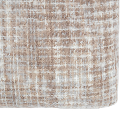 Woven Natural Faux Mohair Sherpa Throw 1300x1600mm