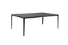 Stół SLIM 180x90 czarny - ceramiczny      marmur, aluminium