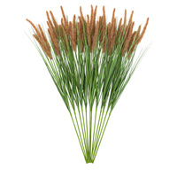 Faux Grass with Seed Heads Natural (12pk) 850mm