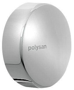 Pokrętło przelewu zestawu odpływowego, chrom