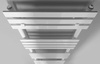 JALOUSI grzejnik łazienkowy, 500x1500mm, biały