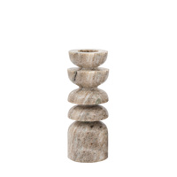 Azuaga Marble Tealight Candlestick Sandstone 200mm