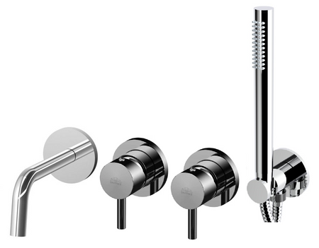 Zestaw wannowy podtynkowy-Paffoni/kolekcja Light