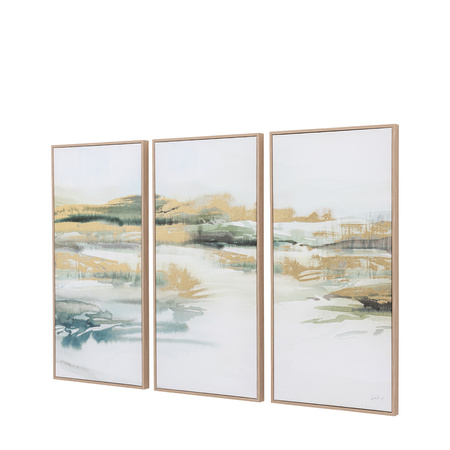 Triptych Framed Canvas Set of 3