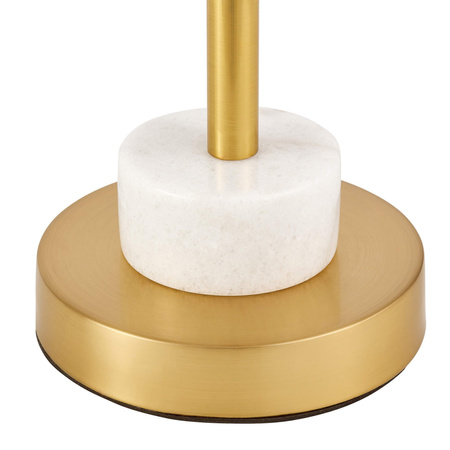 GLAMOUR LAMPA NOCNA Z MARMUREM BIAŁA AZZARIA