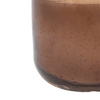 Glass Filled Candle Small Brown Pomegranate