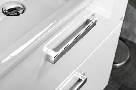 VEGA szafka umywalkowa 82x67,6x43,6cm, 2 szuflady, biała