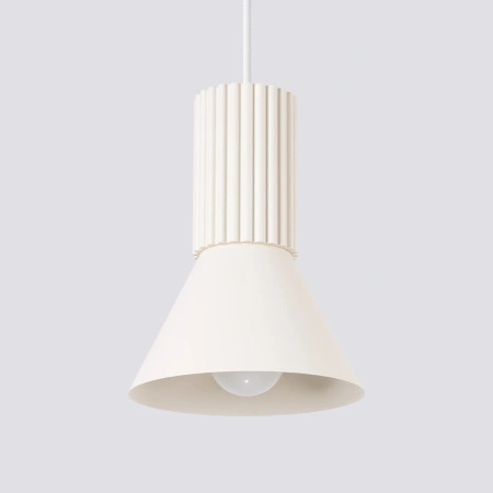 Lampa wisząca ESTRIA 1 beżowa