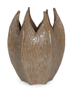 Wazon dekoracyjny BIZZOTTO OLYSSIA H34 – taupe, kamionka