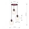 ISTAR 3PREM BURGUND TRANSPARENT