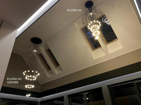 MOOSEE lampa wisząca FLUSSO 43 czarna