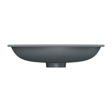 SHELL M+ umywalka podblatowa 54 x 34 cm, ash grey mat