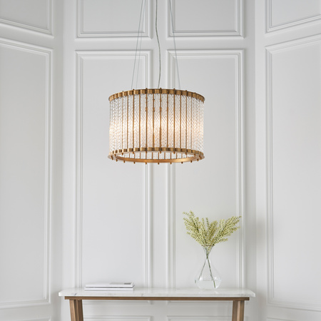 Romola 6 Pendant Matt Gold