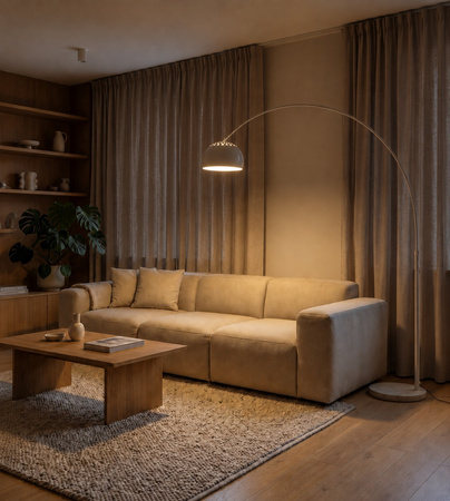 LAMPA STOJĄCA PODŁOGOWA BIAŁA AZURRO C1