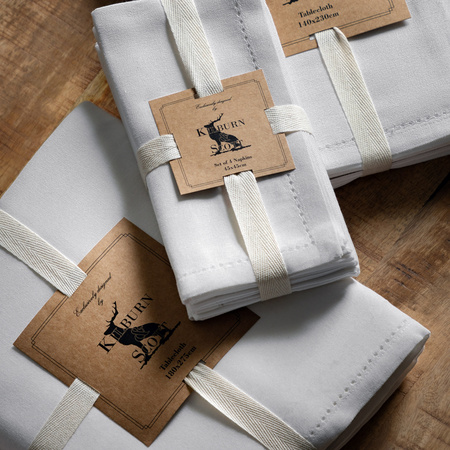 White Classic Napkin (4pk) White 450x450mm