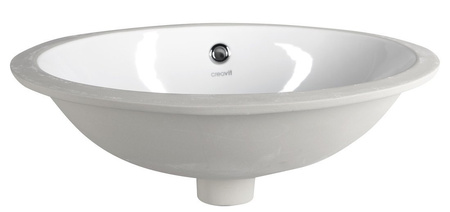 Umywalka ceramiczna pod blat 48,5x38cm, biała
