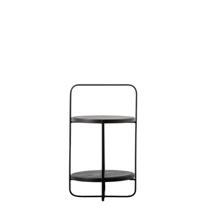 Stolik Dunley, czarny, 425 x 425 x 720 mm