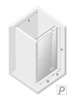 DRZWI WNĘKOWE REFLEXA BLACK  L 80x200 CZYSTE 6mm ACTIVE SHIELD