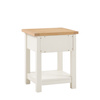 Eton 1 Drawer Bedside White