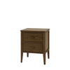 Camden 2 Drawer Bedside Walnut 450x400x550mm