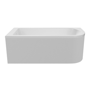 Wanna narożna UPSALA LINE Ryflowana Lewa 160 cm