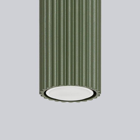 Plafon KARBON 40 zielony oliwkowy