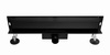 A4H Odpływ Liniowy ścienny Czarny 80 cm 2w1 – Niski montaż 54 mm