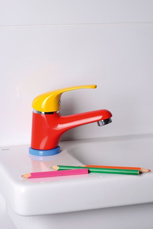 KID bateria umywalkowa, kolory/chrom