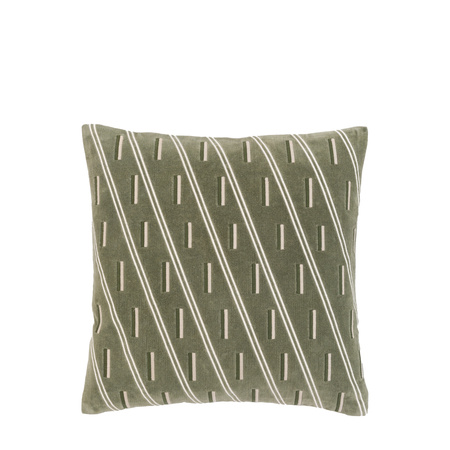 Noa Velvet Cushion Olive 450x450mm