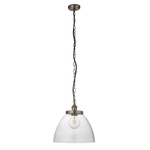 Hansen Grand 1 Pendant Light Brushed Silver