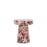 Murano Side Table Leopard 395x395x465mm