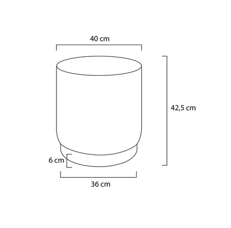 Pufa MARGO burgund - welur, podstawa złota