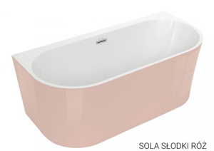 Wanna wolnostojąca przyścienna 150x75 SOLA RÓŻ* NOWOŚĆ