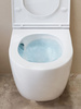 Miska WC VORTEX z deską wisząca owalna biały połysk CANEO TR2196DF