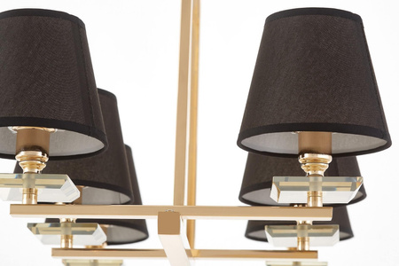 LAMPA WISZĄCA CZARNO-ZŁOTA LIMERA W6