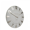 Mulberry Wall Clock Silver Cloud 12in