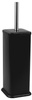 SIMPLE LINE szczotka do WC kwadratowa, czarny mat