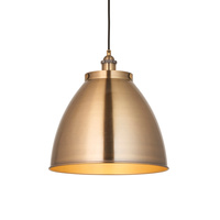 Franklin Pendant Light Antique Brass 400x1565mm