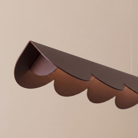 Lampa wisząca BISCUIT 100 brązowa LED 3000K