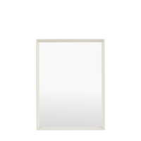 Ashbury Rectangle Mirror White 800x60x600mm