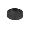Lampa wisząca CIRCLE 80 cm - LED, ring tytanowy